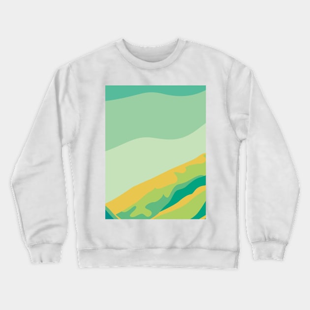 Green land Crewneck Sweatshirt by Imordinary